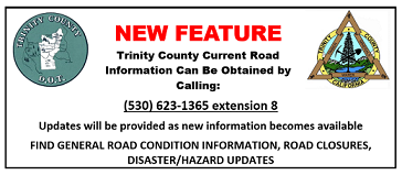 Notice for ext.8 530 623-1365 Road event information line