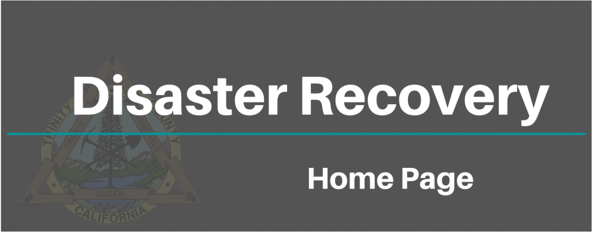 Disaster Recovery Home Page