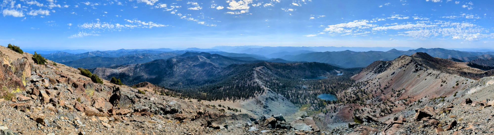 View of Trinity County from Mount Eddy Summit - Photo by Dan Reid 8-31-24